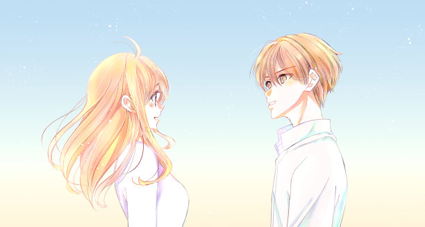 男人和女人互相凝视图片下载