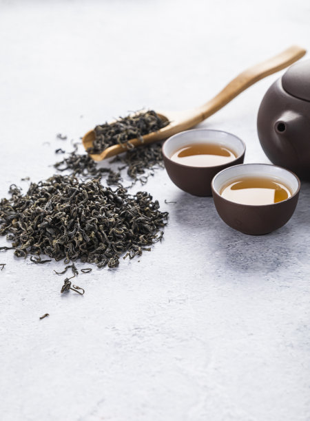 茶杯和茶具的照片图片下载