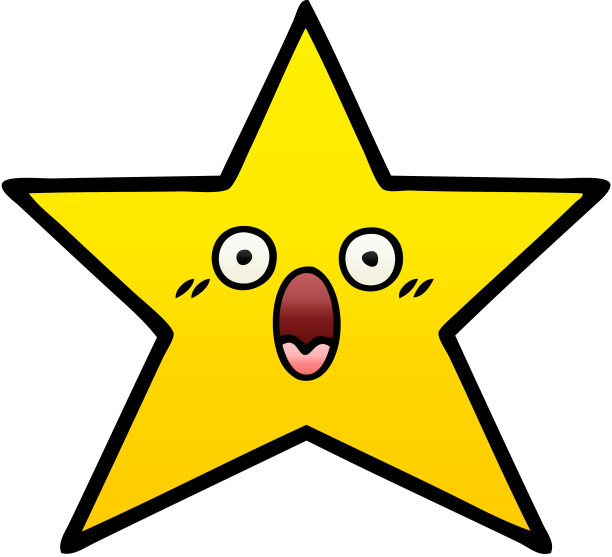 渐变阴影卡通的金星图片下载