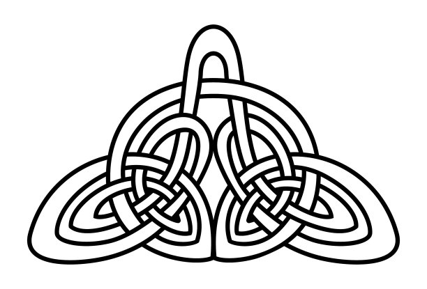 凯尔特结角元素图片下载