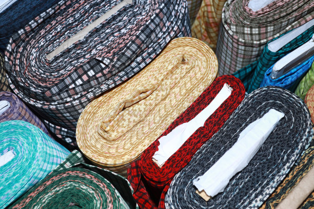 多色面料裁剪项目图片下载