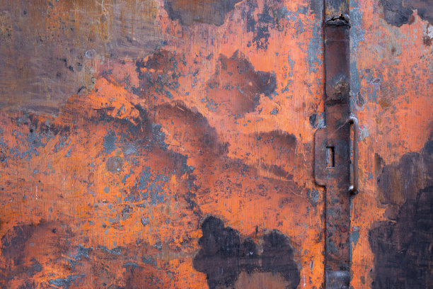 金属，腐蚀的门图片下载