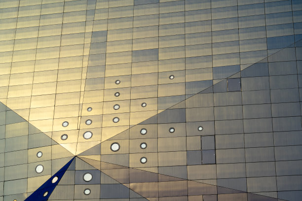 三维金属墙背景图片下载