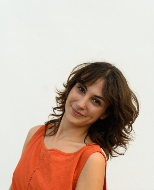 快乐女人的画像图片下载