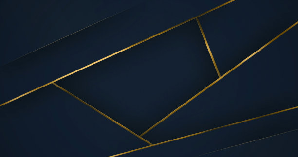 金色的线条豪华重叠的颜色背景。图片下载