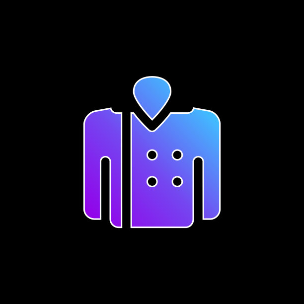 蓝色渐变矢量图标图片下载