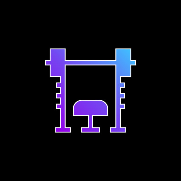 蓝色渐变矢量图标图片下载