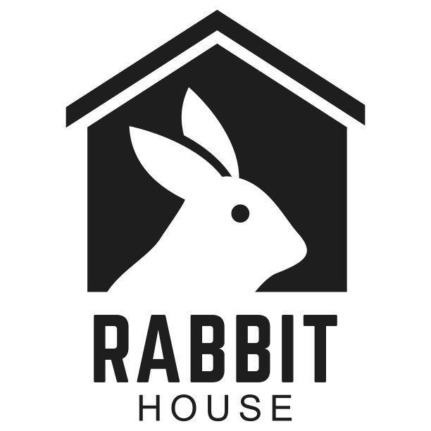 兔屋公司图标矢量插图图片下载