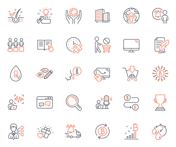 业务图标集包括图标作为关键字图片下载