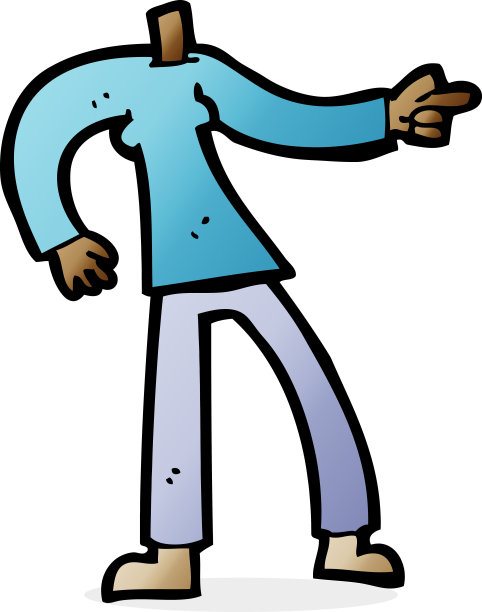 卡通女性身体(添加照片或混搭卡通)图片下载