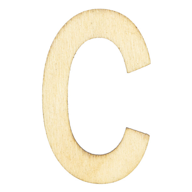 字母C的木质纹理图片下载