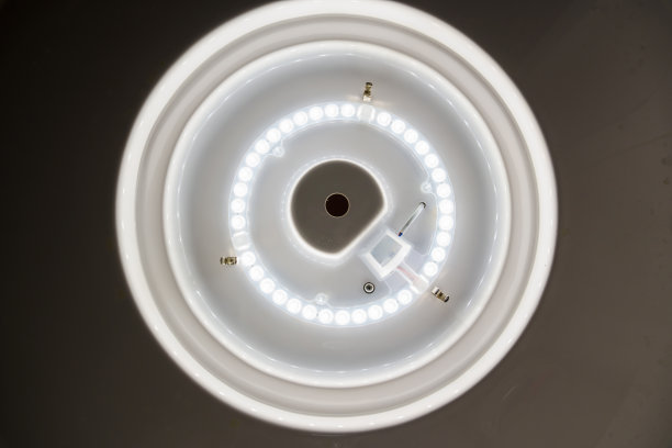 环形LED模块。现代经济照明的概念图片下载