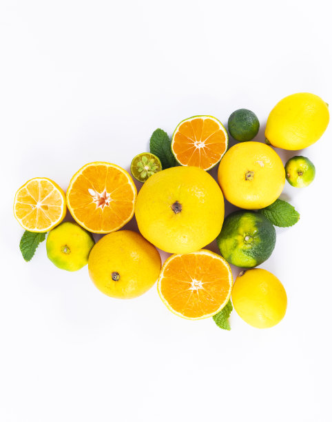 柑橘类水果背景图片下载