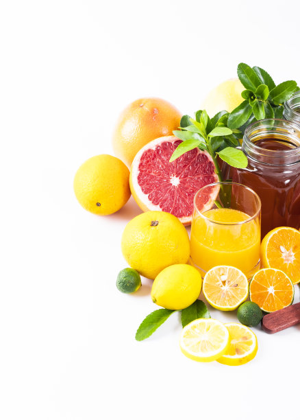 柑橘类水果背景图片下载