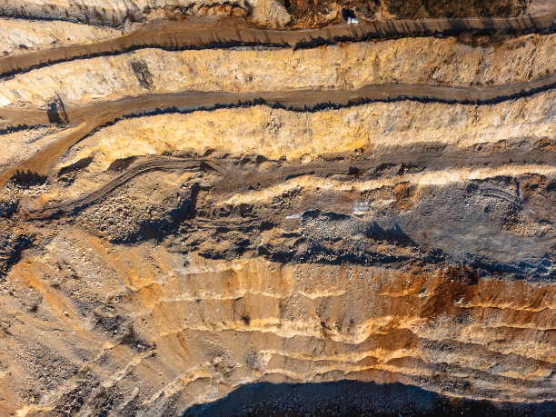 采石场无人机视图图片下载