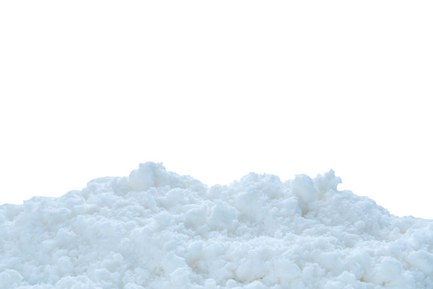 白色背景上孤立的雪图片下载
