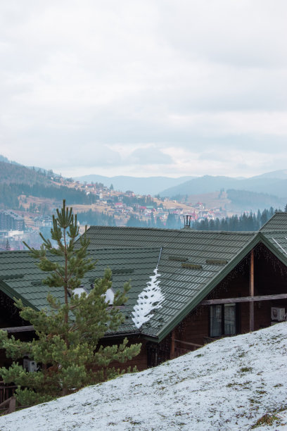 布科维尔，2023年冬天，乌克兰图片下载