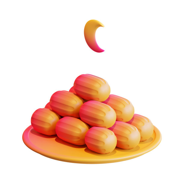 04斋月开斋节3D渲染元素图片下载