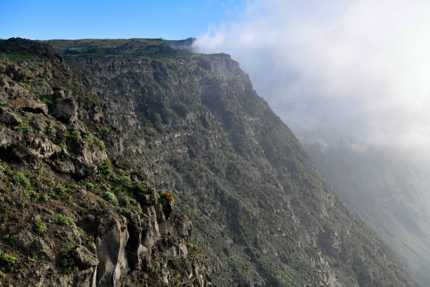Landscape from The Mirador de la Peña, El Hierro Island, Spain图片下载