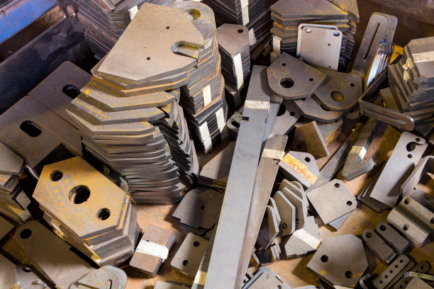 高精度切削钢材。图片下载