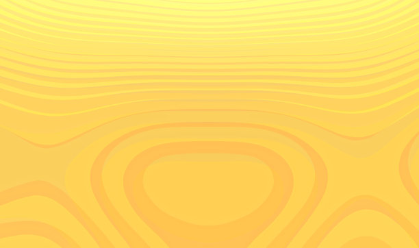 抽象的黄色曲线背景图片下载