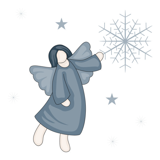 圣诞天使图片下载