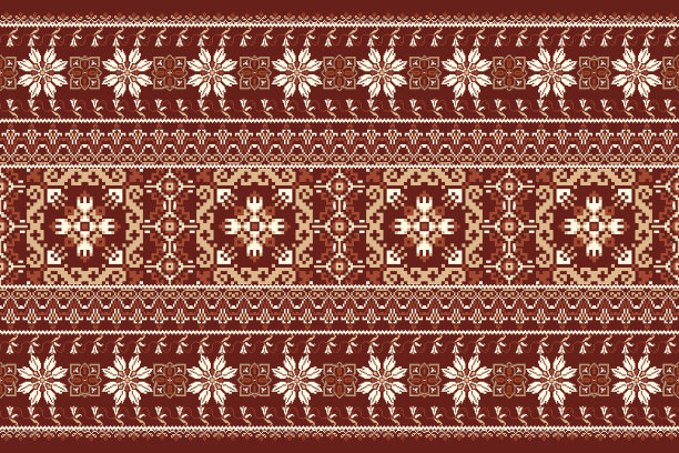 花十字绣图片下载