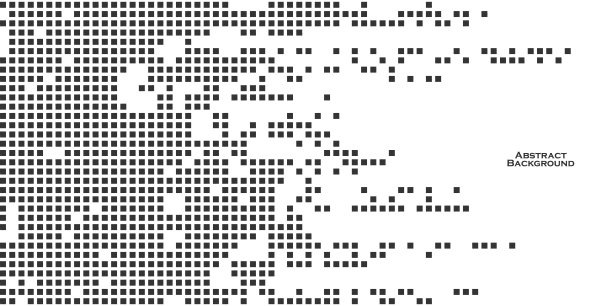 像素马赛克。像素衰减图。下降的像素。抽象的背景。图片下载