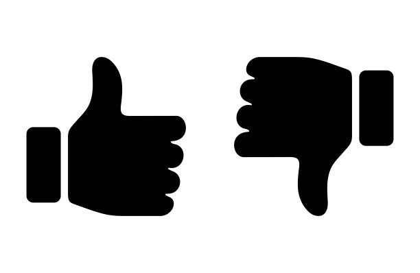 像和不像图标矢量插图图片下载