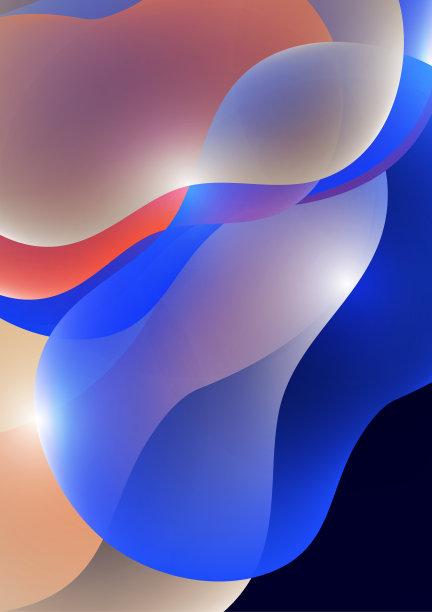 颜色鲜艳的液体。抽象3d背景。液体涂料。横幅或标志设计。向量图片下载