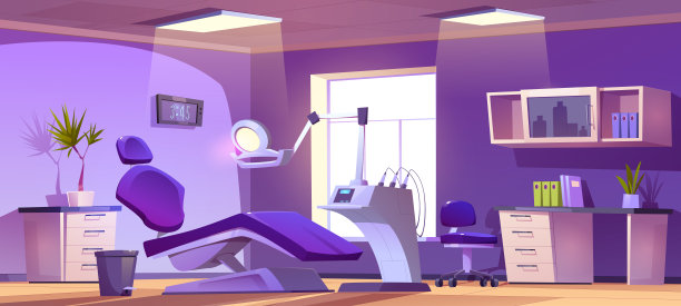 清空诊所或医院的牙医柜图片下载