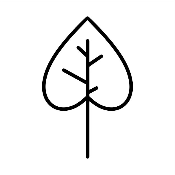 花线艺术图标设计矢量插图图片下载