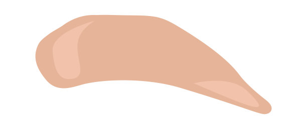 粉彩产品色板平面图标化妆笔画图片下载