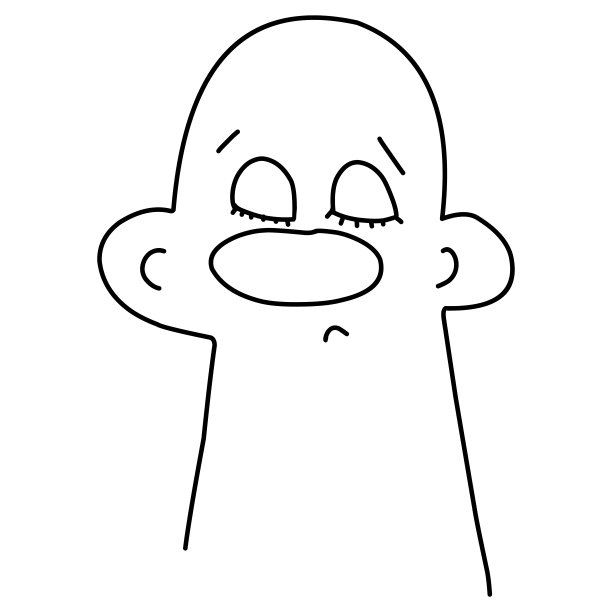 白色背景上的滑稽面孔，人物，情绪图片下载