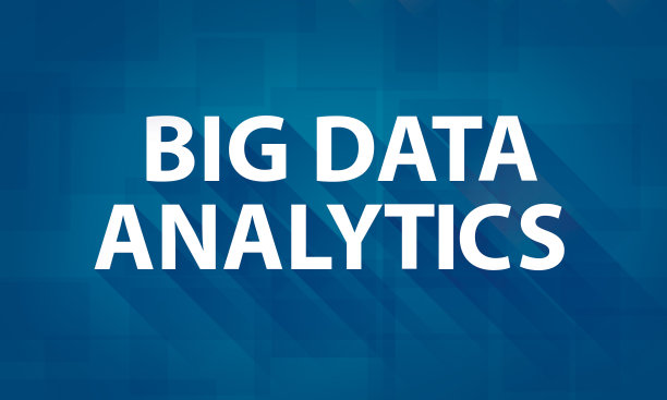 大数据分析，文字文字排版写在蓝色背景，生活和商业励志励志图片下载