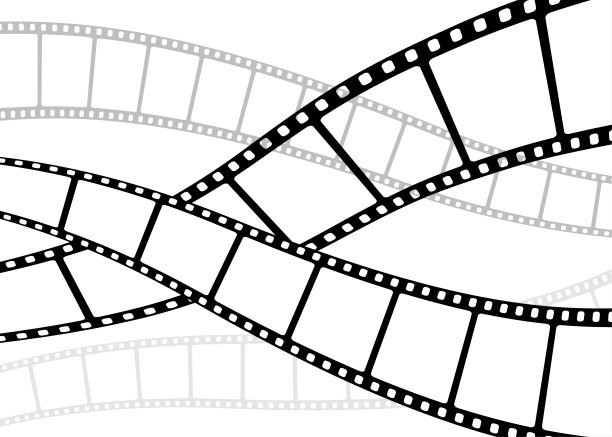 ●Movie film strip , vector illustration图片下载