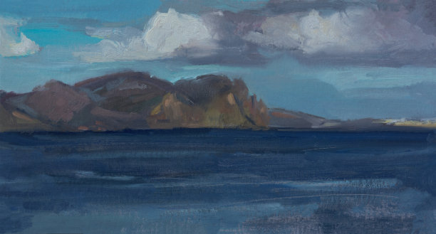 海山油画。图片下载