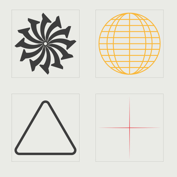 复古未来元素的设计狂欢图片下载