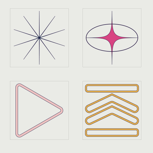 集合了千年虫风格的物品图片下载