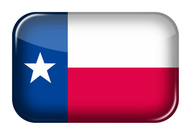 德州网页图标矩形按钮与裁剪路径3d插图图片下载