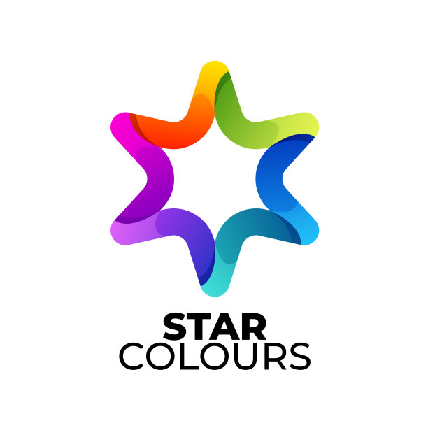 星星颜色矢量图标设计说明图片下载