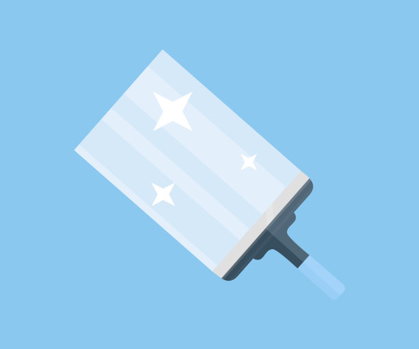 橡胶刮刀清洁，窗户清洁概念。用橡皮擦和雨刷清洁窗户。透明或清洁矢量设计和插图的概念。图片下载