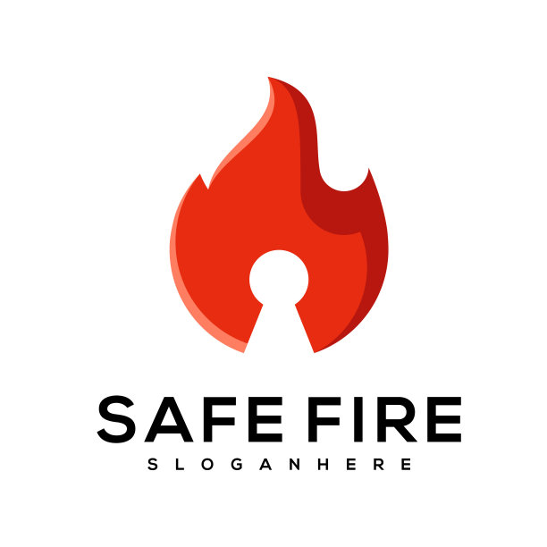 消防安全图标设计模板图片下载