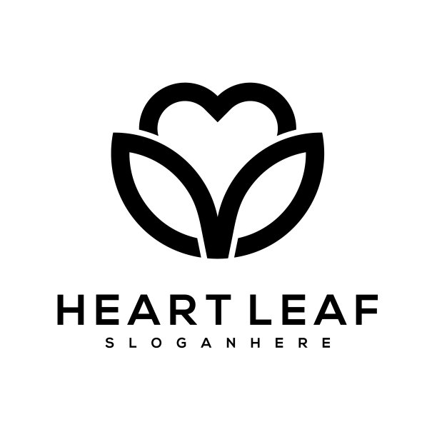 健康心脏矢量设计模板图片下载