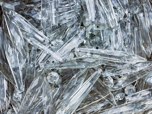 水晶玻璃风格的灯笼。背景图片下载