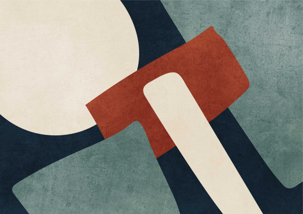 不规则形状的抽象艺术。具有艺术质感的斯堪的纳维亚风格。非具象和非具象的艺术作品。用于墙壁艺术和印刷。图片下载