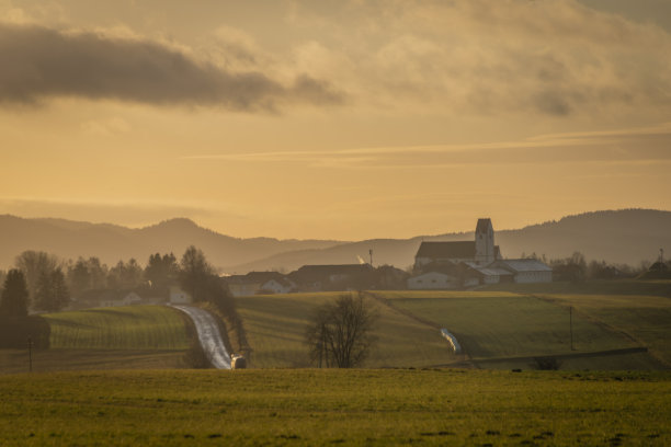 澳大利亚北部的风景在冬季阳光明媚的早晨没有雪图片下载