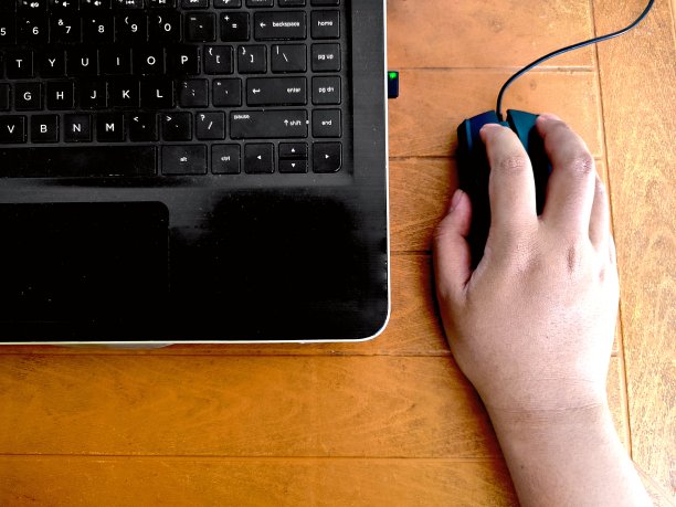 在笔记本电脑上使用鼠标图片下载