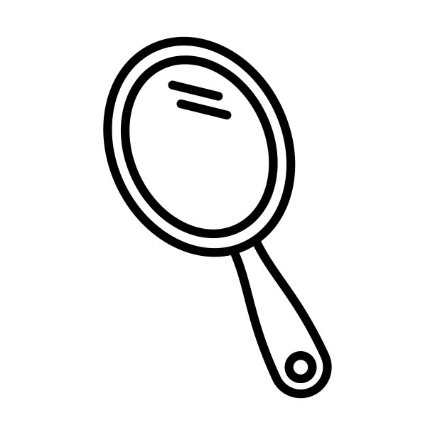 手镜图标标志设计矢量模板说明标志和符号像素完美图片下载