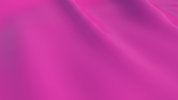 品红丝绸和缎子或皱布3d渲染。图片下载